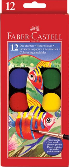 WATERCOLOR PAINT SET 12-COLORS