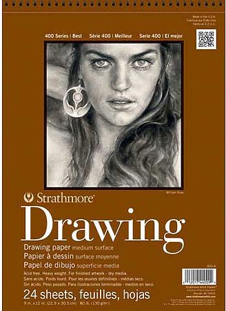 DRAW 80# MD 9X12SB PERF 24SH