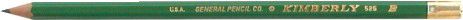 KIMBERLY GRAPHITE PENCIL B 2/PACK