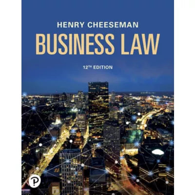 Cheeseman's Business Law -- Pearson eText (OLP)