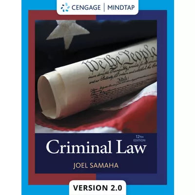 MindTapV2.0 for Samaha's Criminal Law, 1 term Instant Access